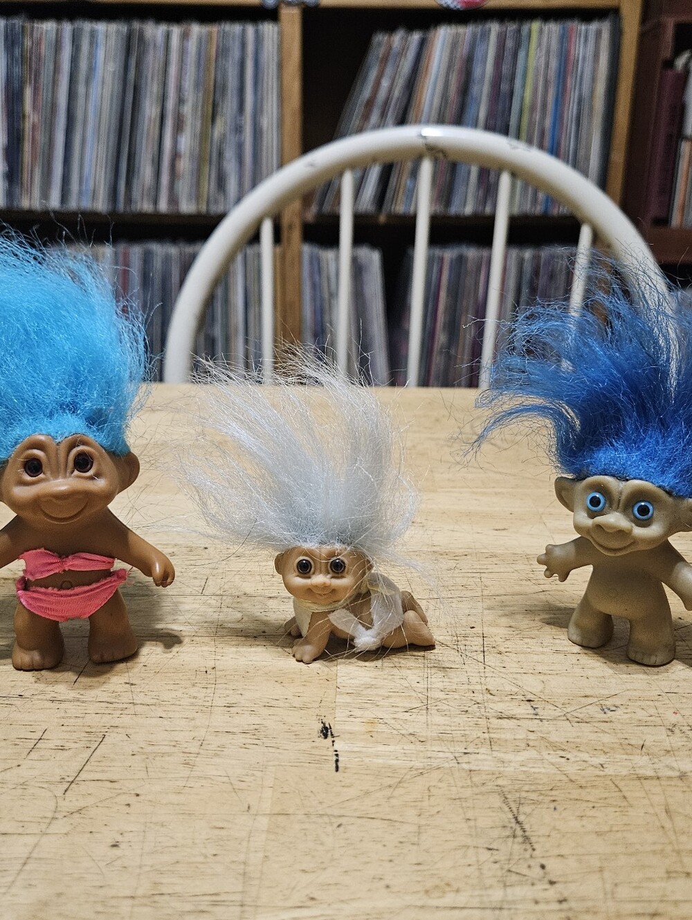 Vintage Troll Doll Family Baby Has A Bottle by Russ